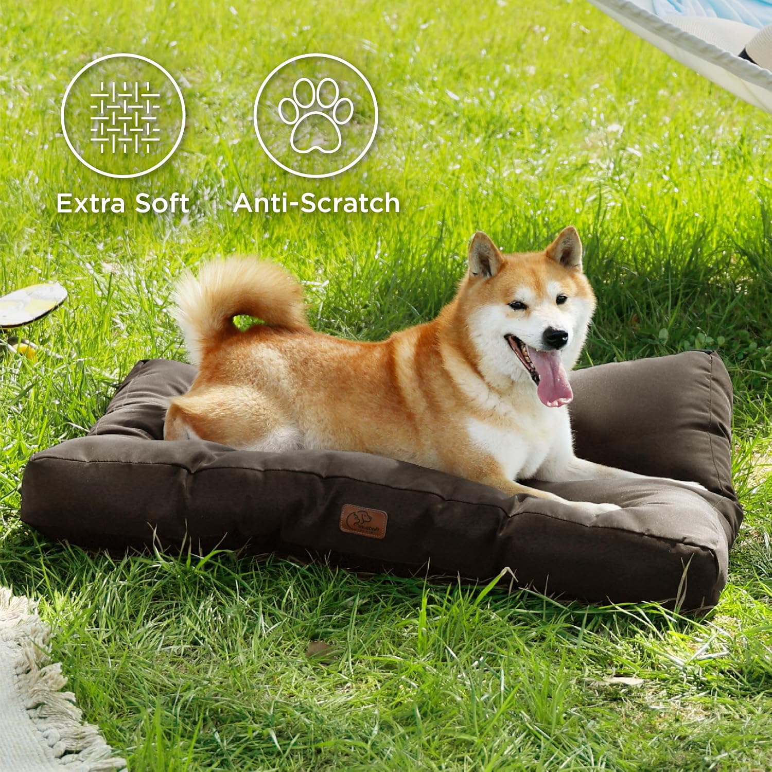Detalle de Bedsure Washable Dog Bed Medium – 76x50x8cm