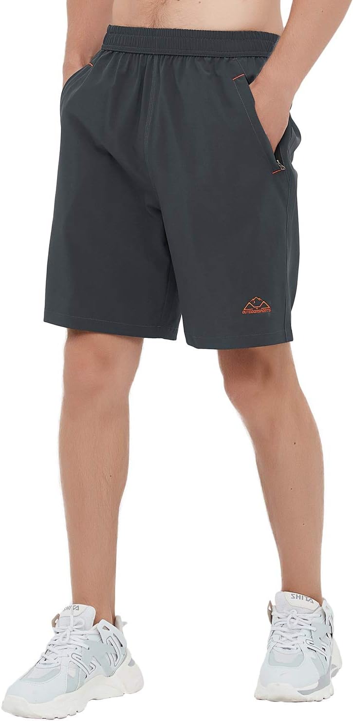 Thumbnail 1 de Rdruko Men's Quick Dry Hiking Shorts: Lightweight, With Three Zipper Pockets