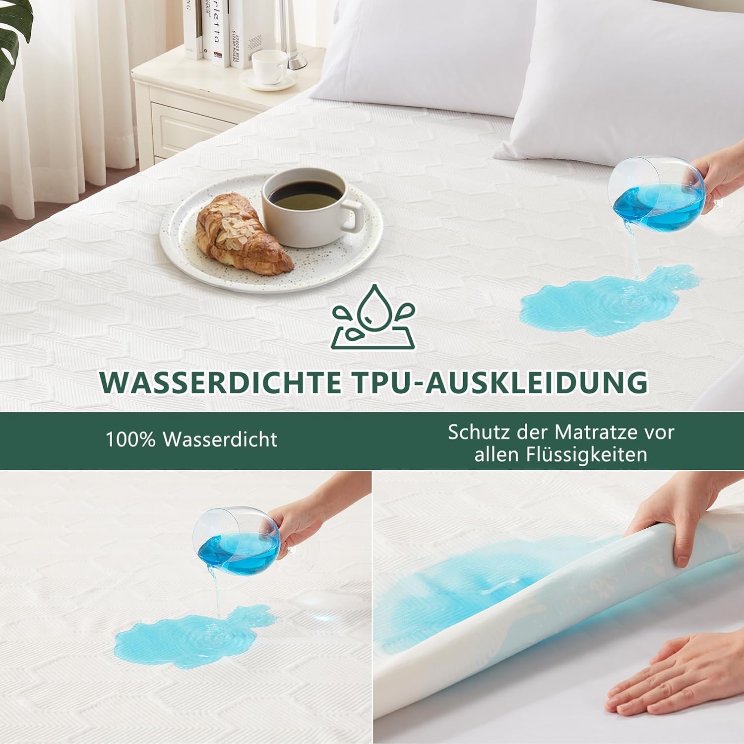 Thumbnail 1 de BEDLORE Matratzenschoner 140x200cm