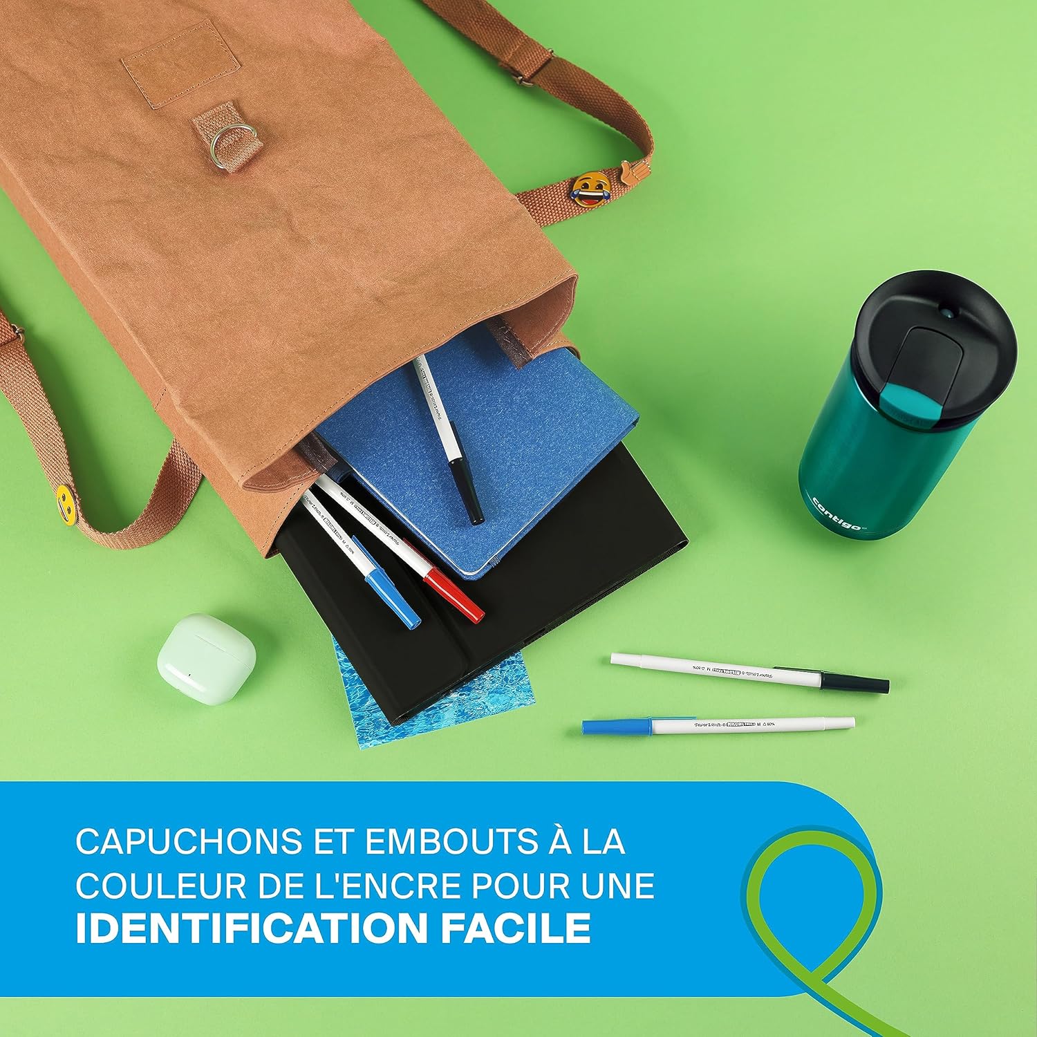 Thumbnail 5 de PAPER MATE Stylos Kilometrico 1,0 mm Bleu