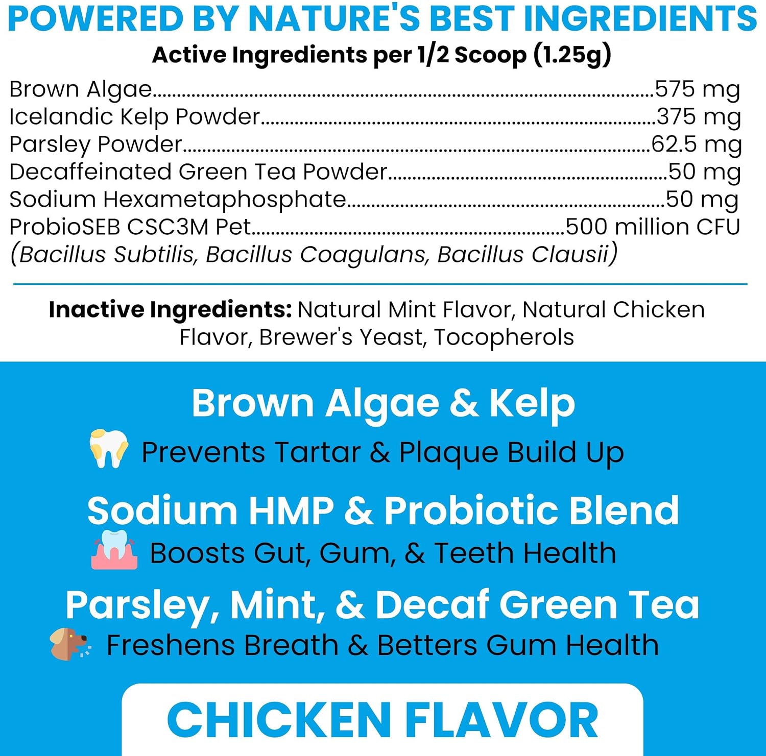 Detalle de Dog Dental Powder, 4 oz