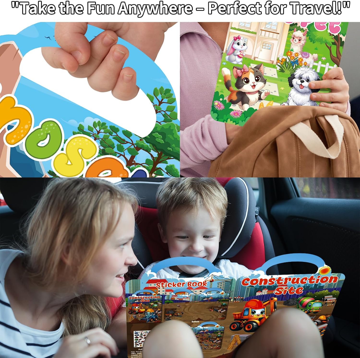 Thumbnail 6 de Kalysky 12 Set (650pcs) Reusable Sticker Books for Toddlers 2-4 to 5: Packed with 3D HD Reusable Stickers