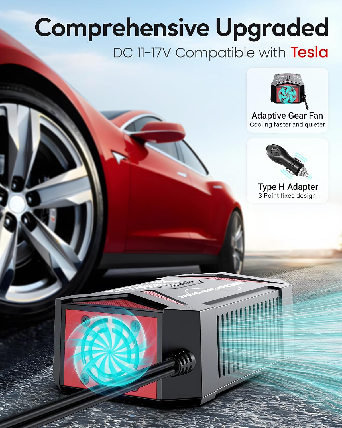 Detalle 2 de BESTEK Pure Sine Wave Power Inverter 300W