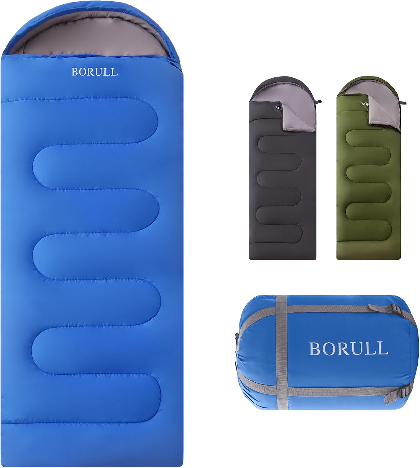 Detalle de BORULL Double Sleeping Bag 92" x 63