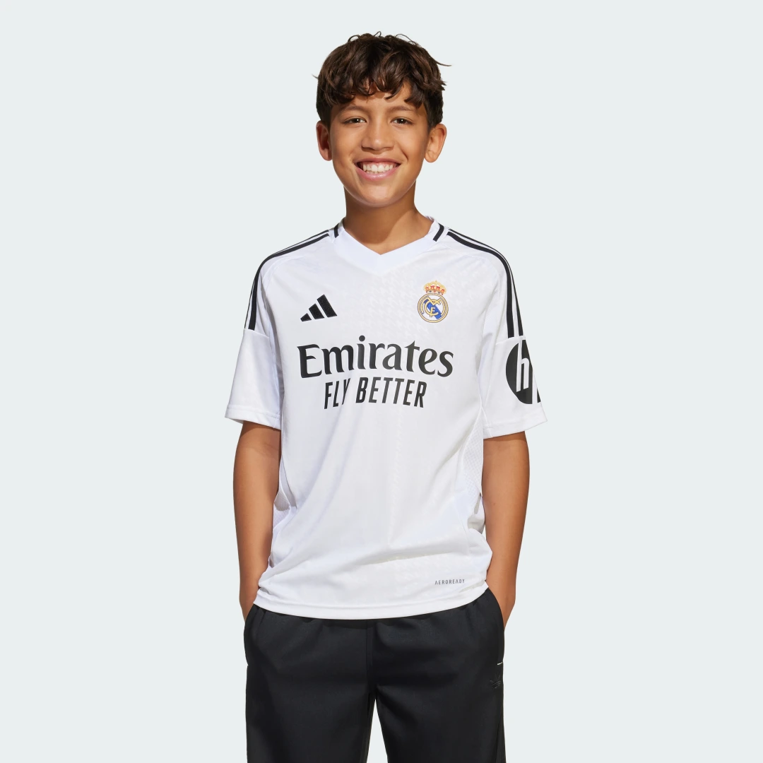 Detalle de Camiseta Real Madrid 24/25 primera equipación para adolescentes – Adidas