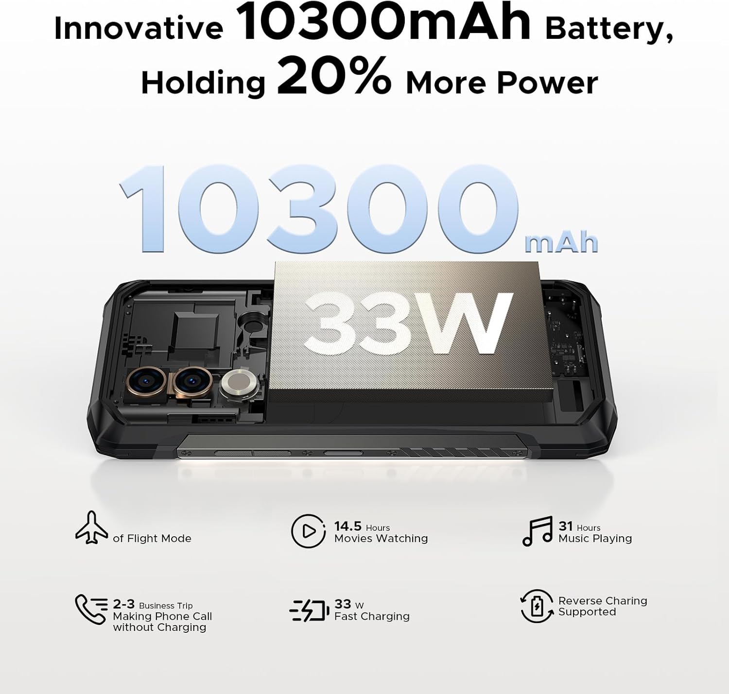 Thumbnail 2 de DOOGEE Blade 20 Turbo 10300mAh Rugged Phone