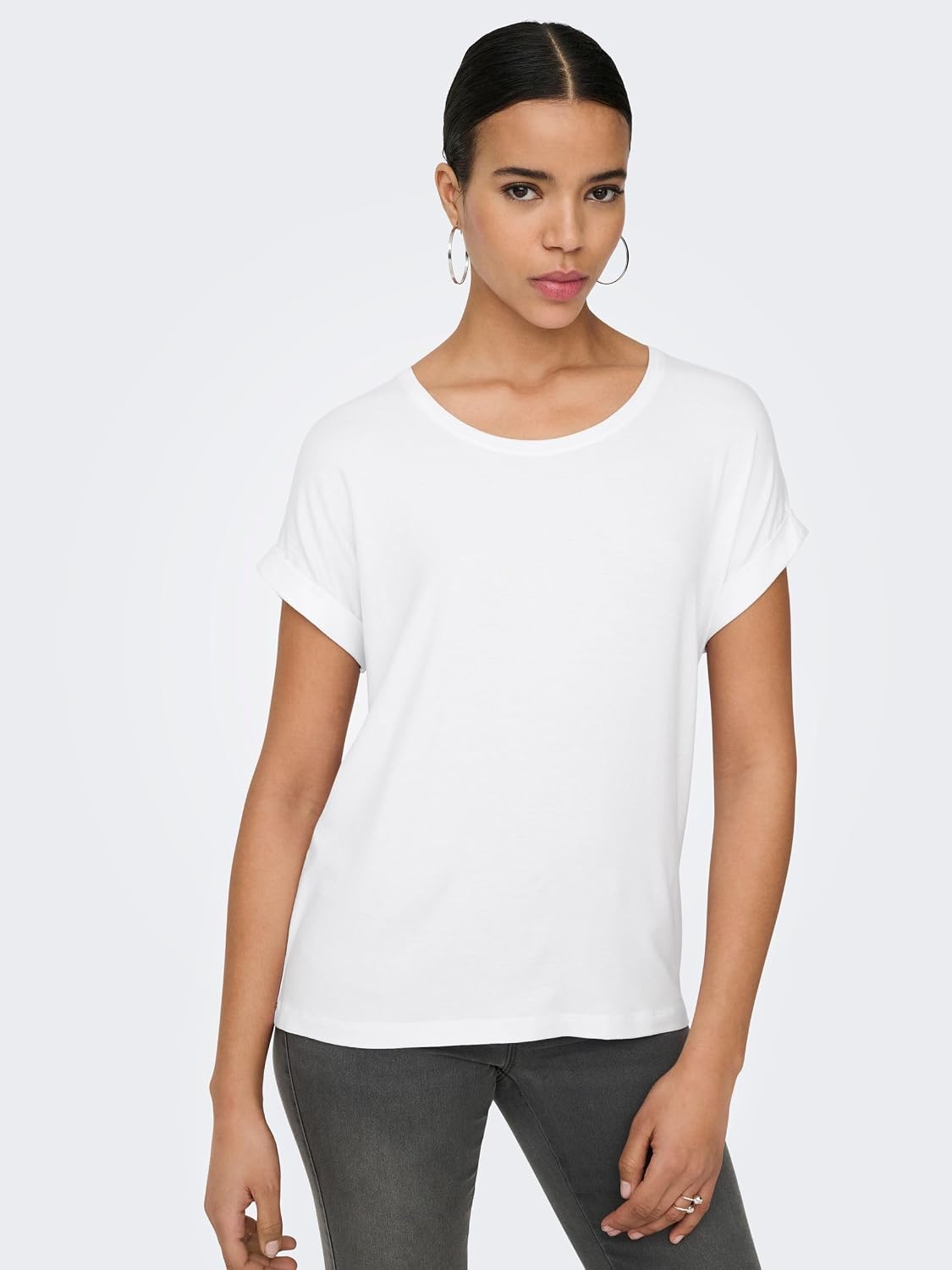 Detalle de ONLY Top ONLMOSTER Top da donna con scollo rotondo
