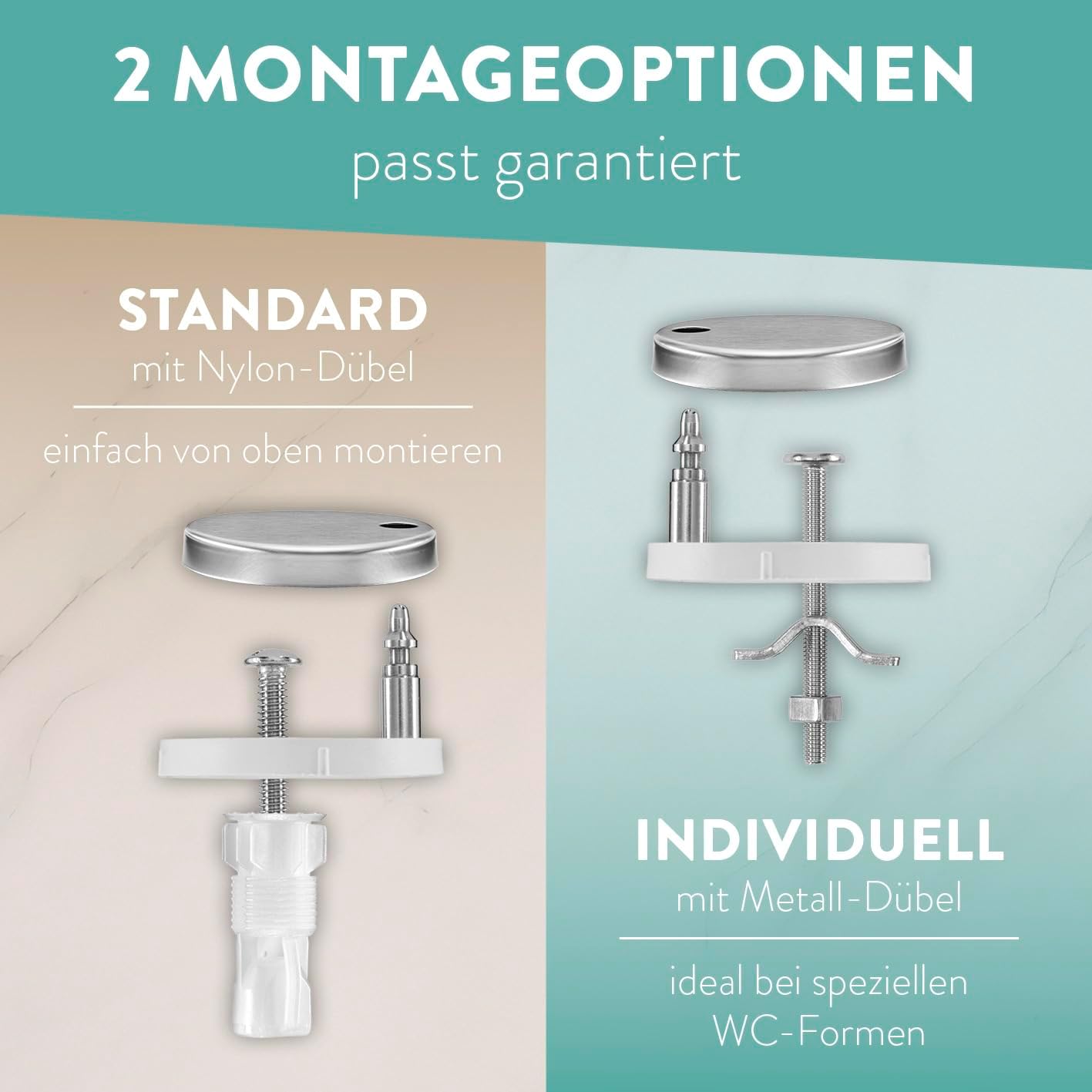 Thumbnail 4 de BENKSTEIN Premium Toilettendeckel antibakteriell oval schwarz – Duroplast, Quick-Release & Softclose