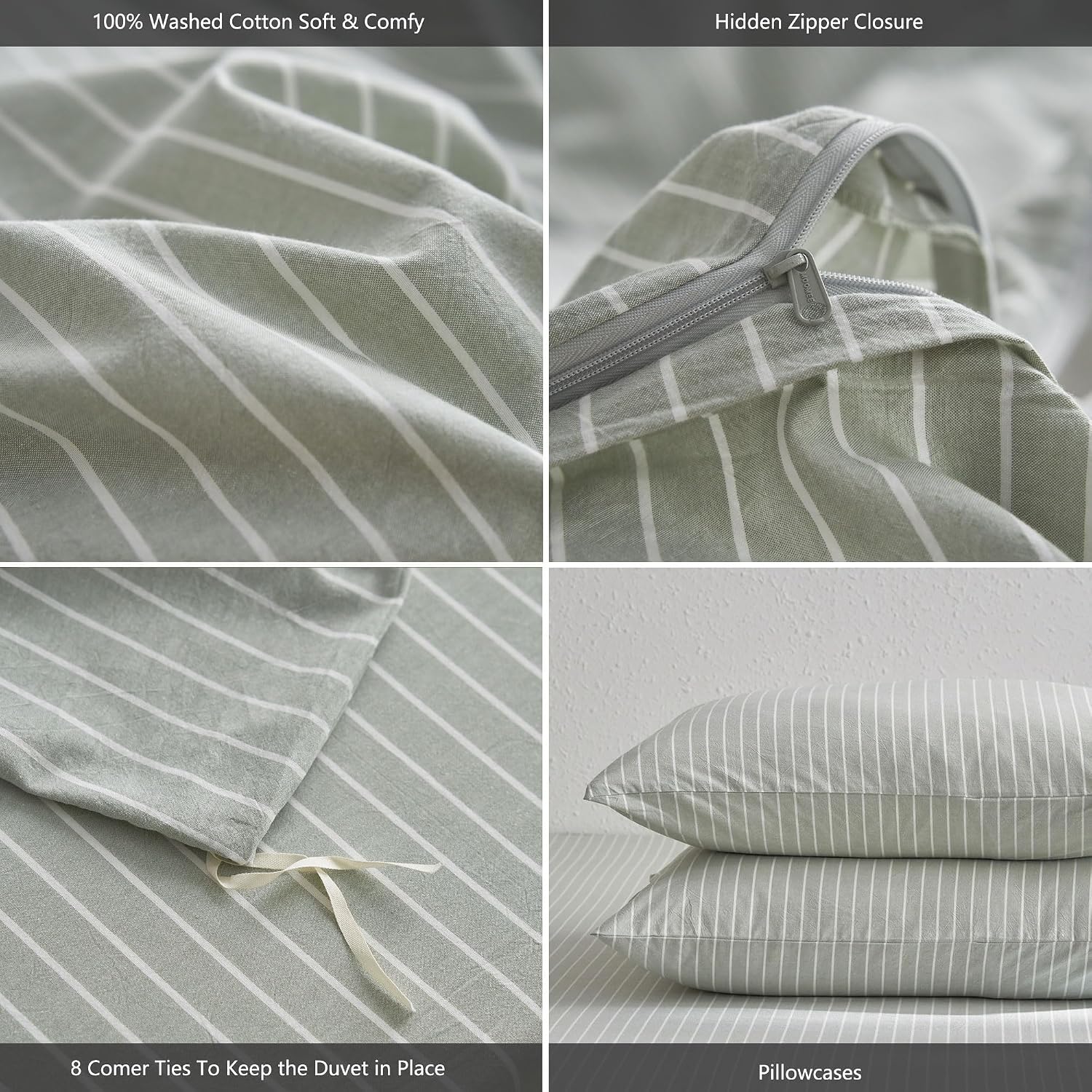 Thumbnail 5 de MooMee Queen Duvet Cover Set