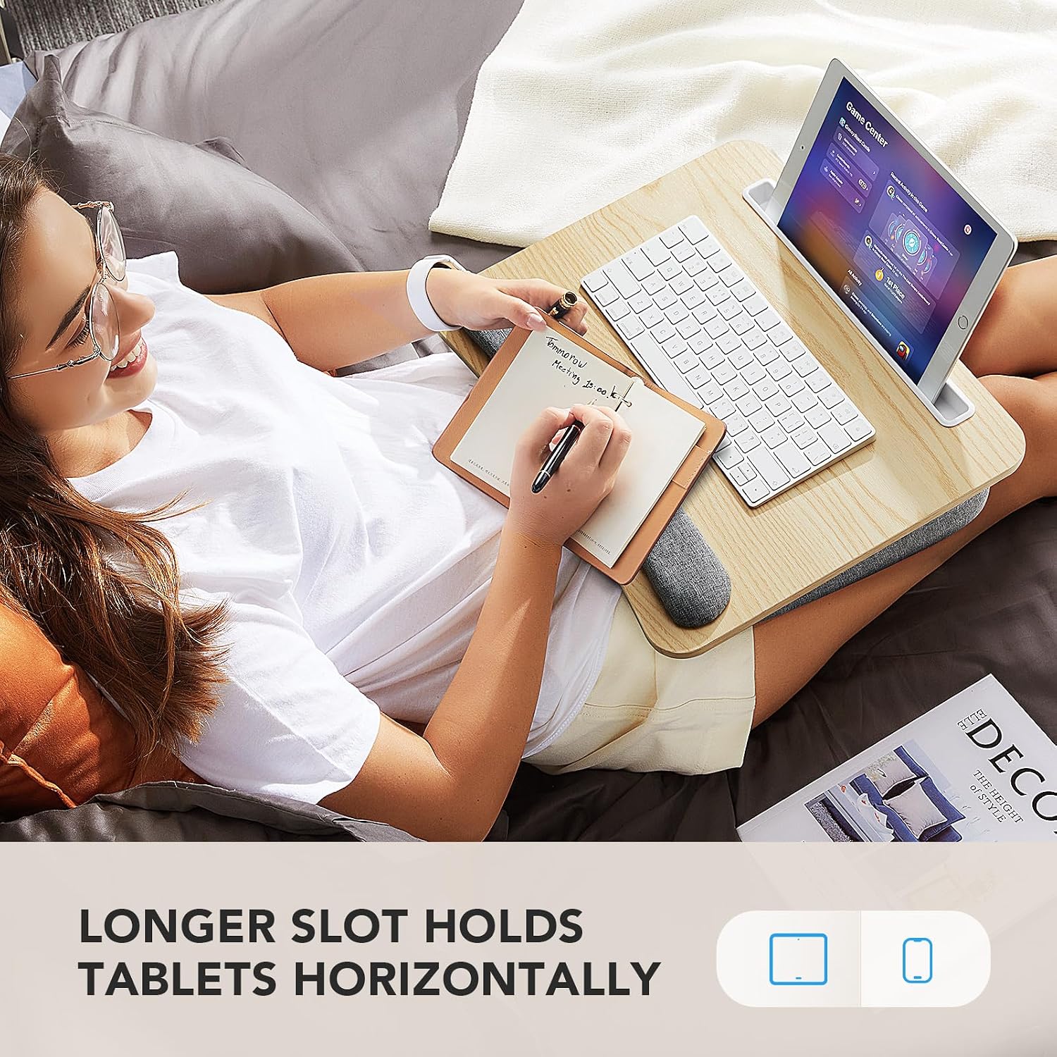 Detalle 1 de HUANUO Laptop Lap Desk, 15.6-inch