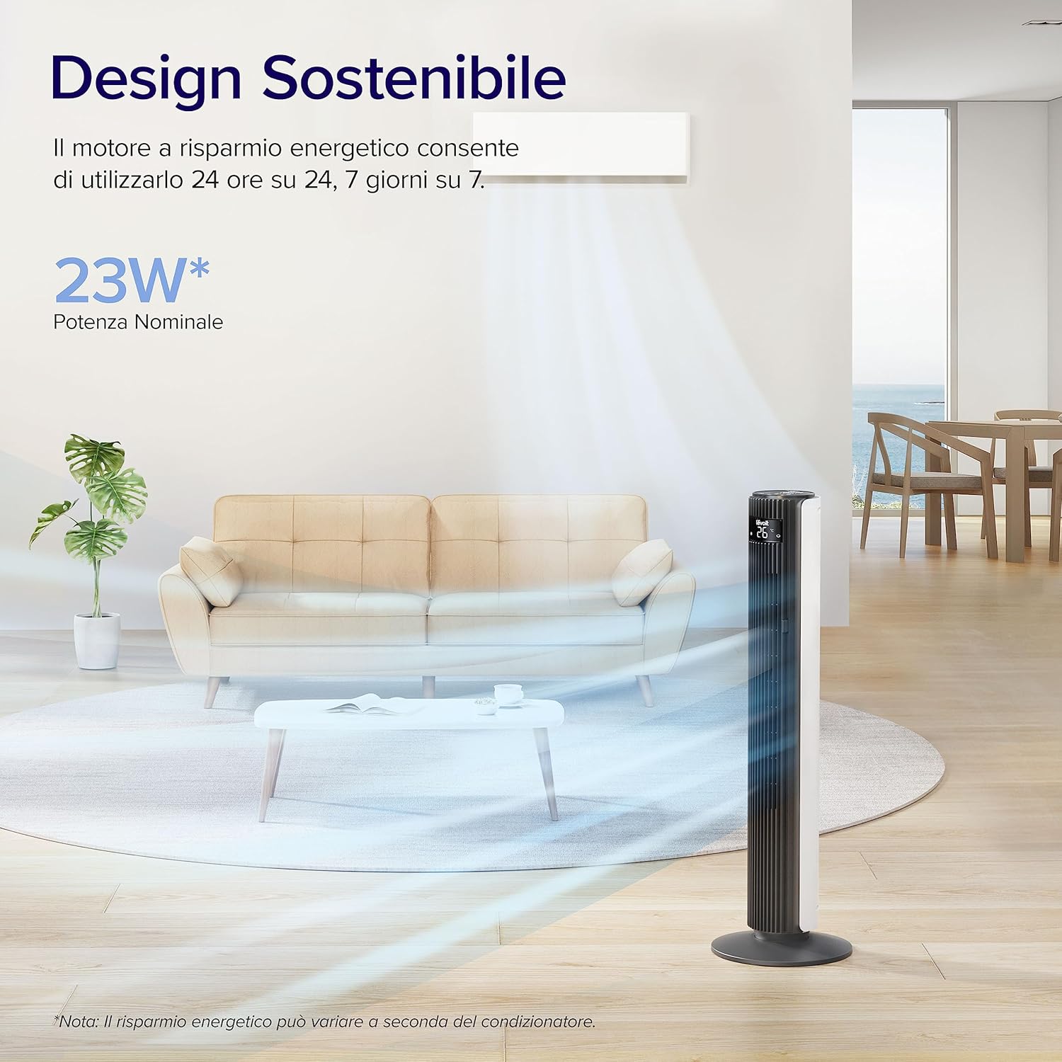 Thumbnail 4 de LEVOIT Ventilatore a Torre 108 cm 7,9 m/s