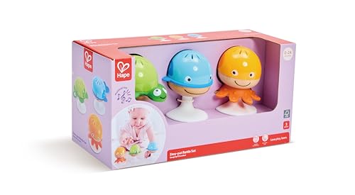 Thumbnail 8 de Hape Saugnapf Rasselset – 3‑teilige Meeres‑Tier Rassel- und Beißspielzeug, für Babys ab 0 Monaten