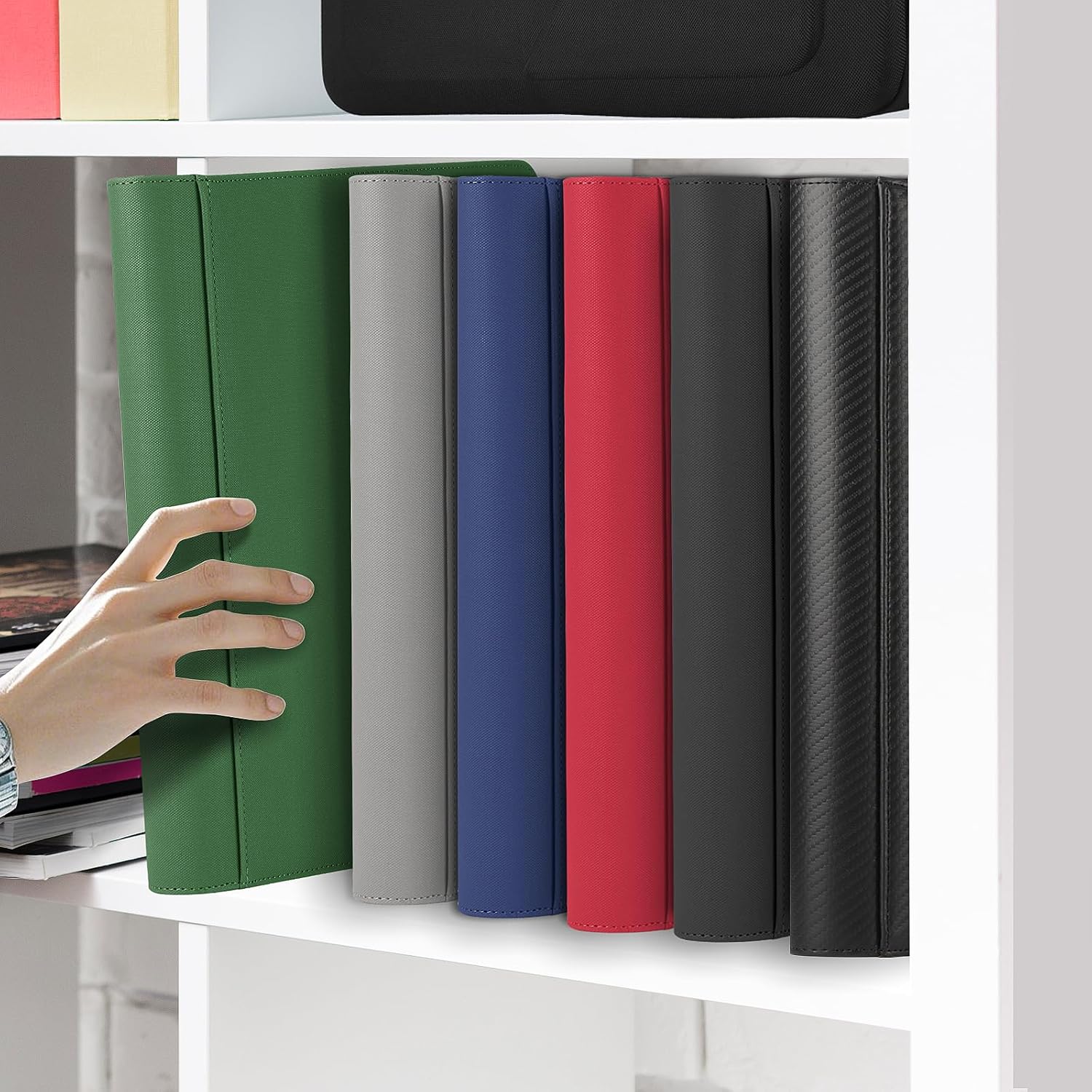 Thumbnail 6 de Toploader Binder: 288-Card Trading Card Binder with 9-Pocket Top Loaders (3" x 4") in PU Leather