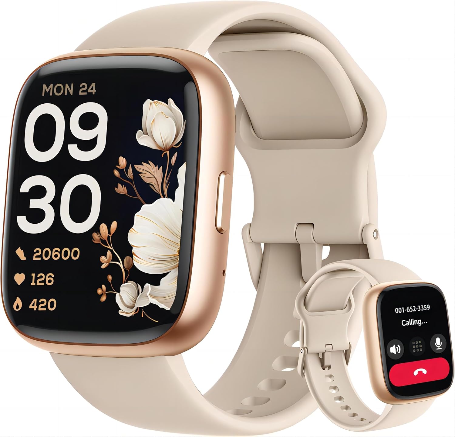 Detalle de LODIMEKE Smart Watch with Alexa Built-in – 1.83", IP68, 110+ Sports, Heart Rate & SpO2