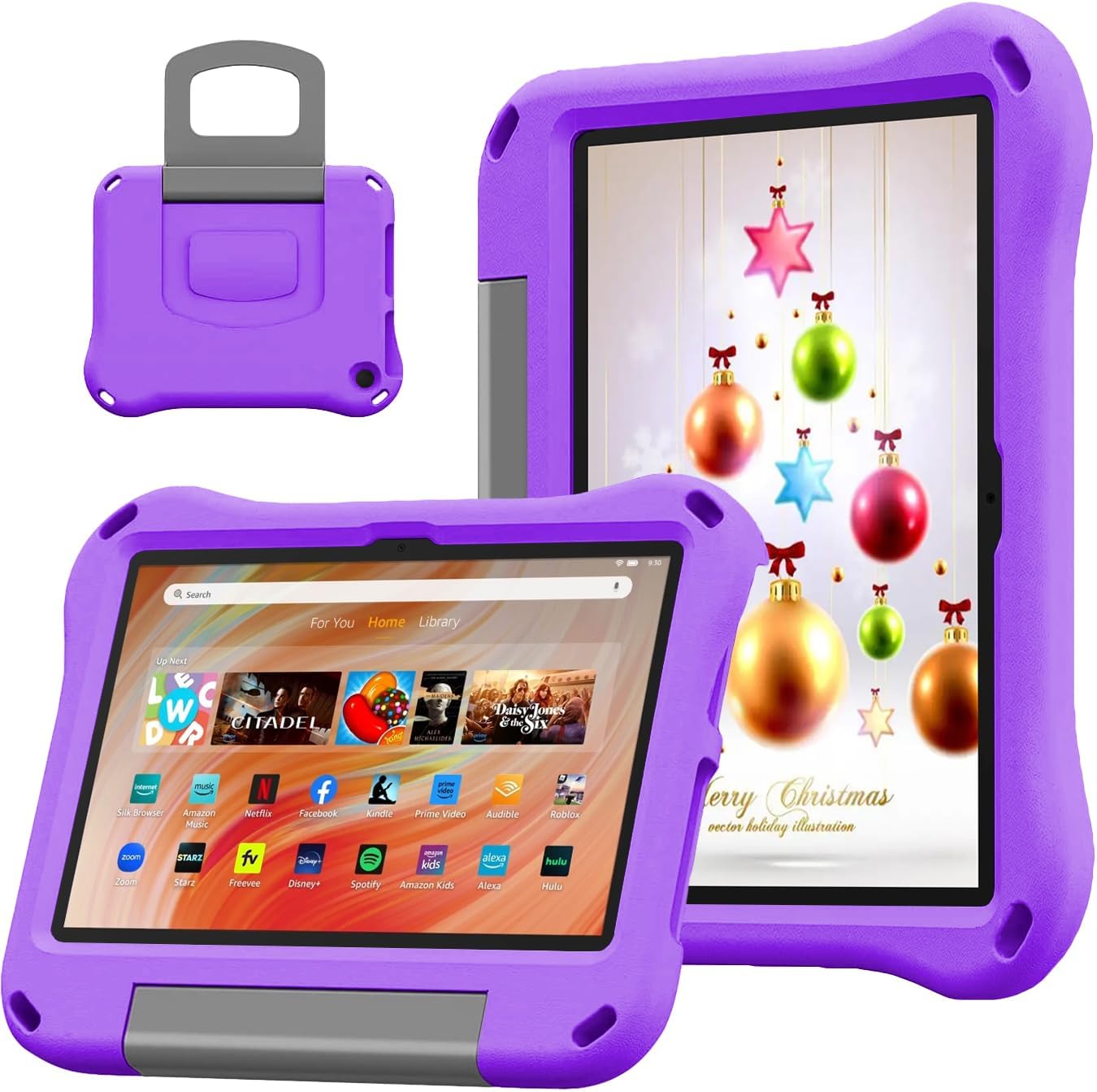 Thumbnail 2 de DJ&RPPQ 10-inch Kids Tablet Case (Orange) with Handle Stand