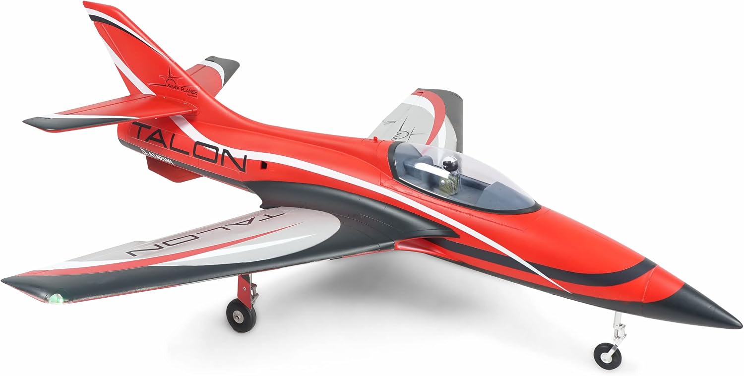 Detalle 2 de Amewi 24118 AMXPlanes Talon EDF – czerwony odrzutowiec RC EPO PNP 1100 mm