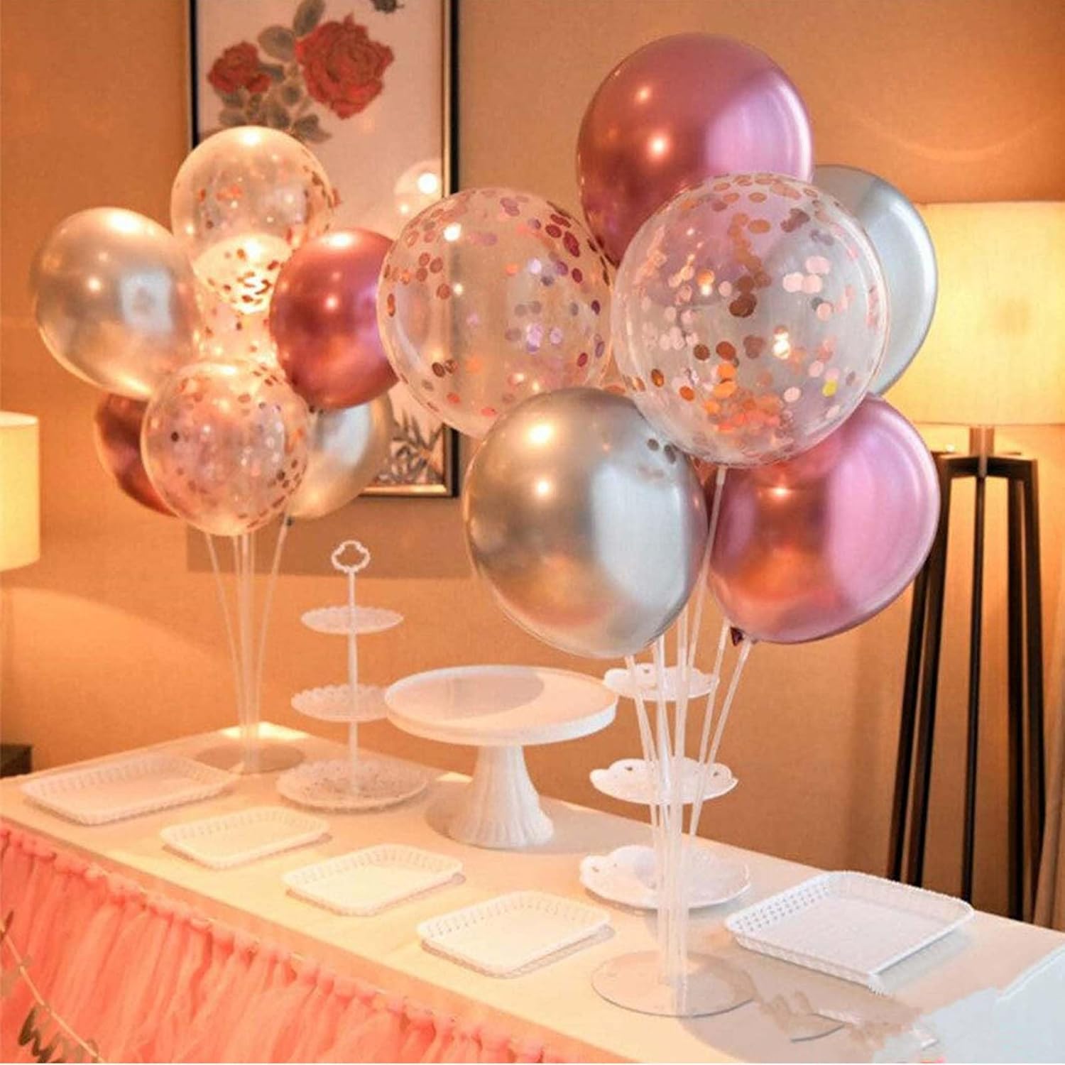 Thumbnail 5 de 10 Sets Balloon Stand Kits 70cm table balloon stand 🎈