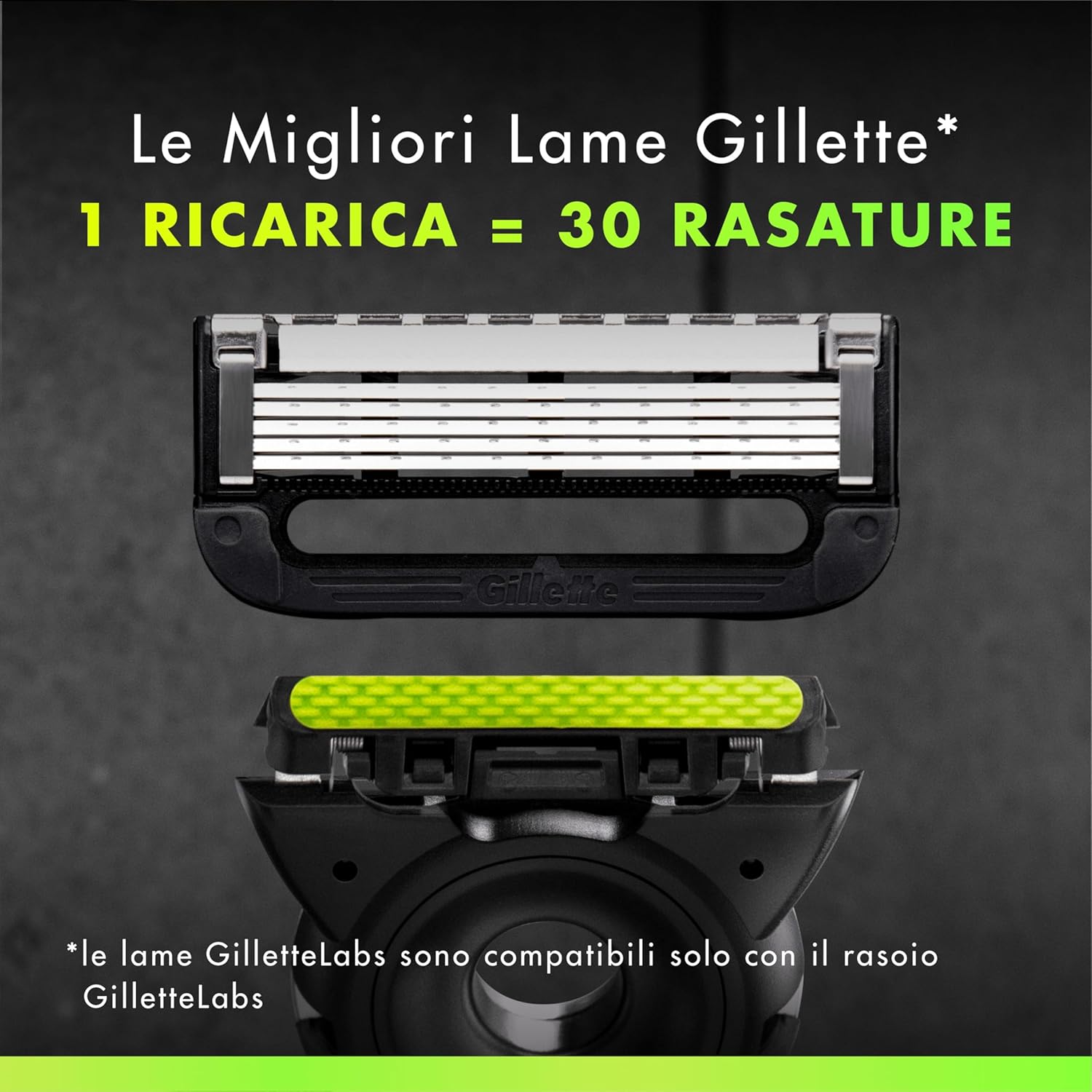 Thumbnail 5 de Gillette Labs Rasoio da Barba con Base Magnetica, 2 lame