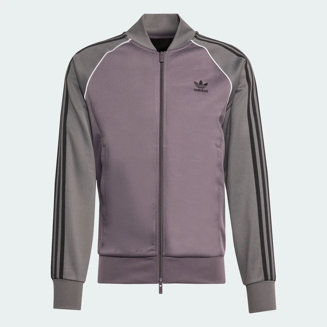 Detalle de Chaqueta SST Adicolor Classics de Adidas — Gris