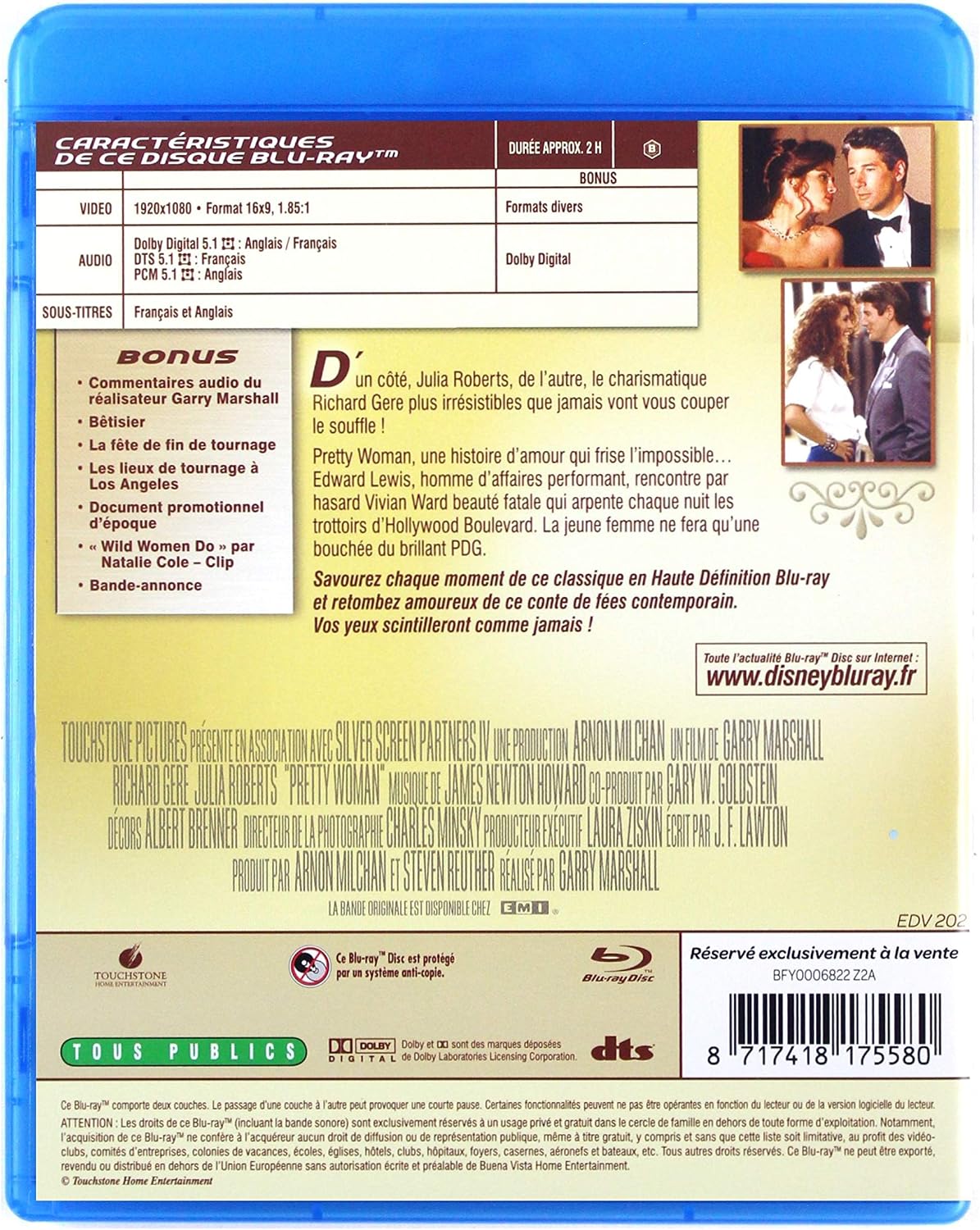 Thumbnail 1 de Pretty Woman Blu-ray