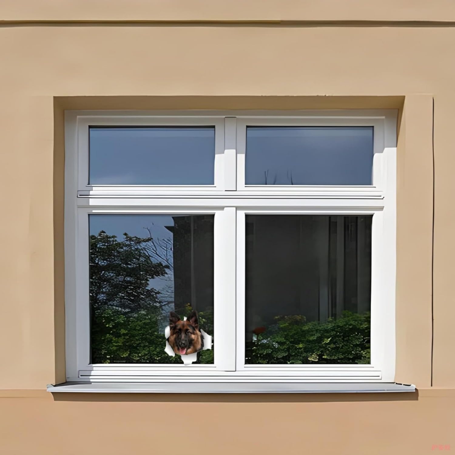 Detalle 2 de TIZIKJ Deutscher Schäferhund Autoaufkleber 22 cm