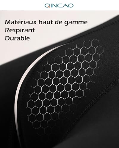 Detalle 2 de QINCAO Boxers Homme Lot de 6 Coton sous-vêtement Fitted Trunk Noir L – Doux, Confort et Bon Rapport Qualité-Prix
