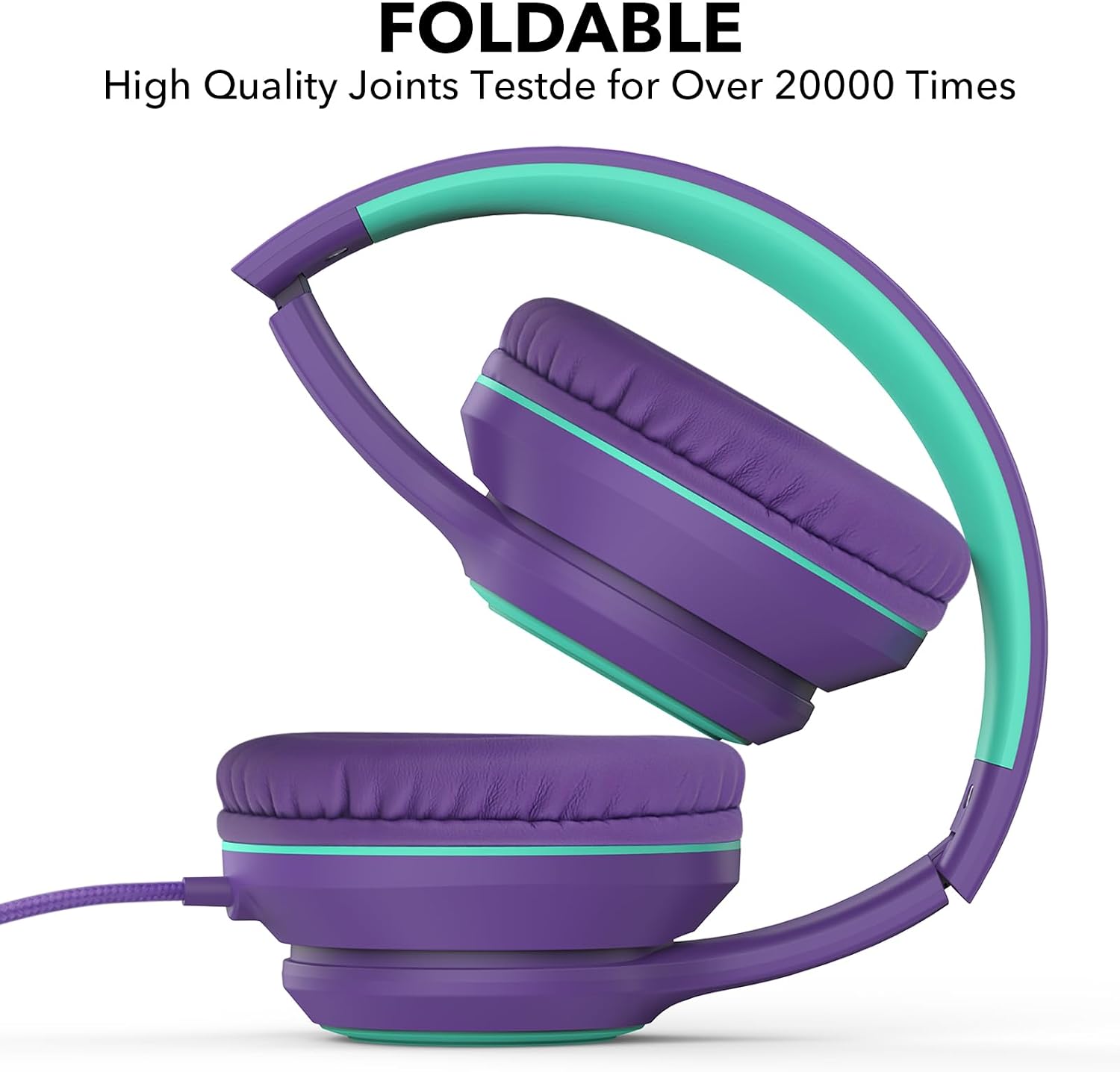 Thumbnail 2 de JOMILIN A8 Wired Over-Ear Headphones with Microphone