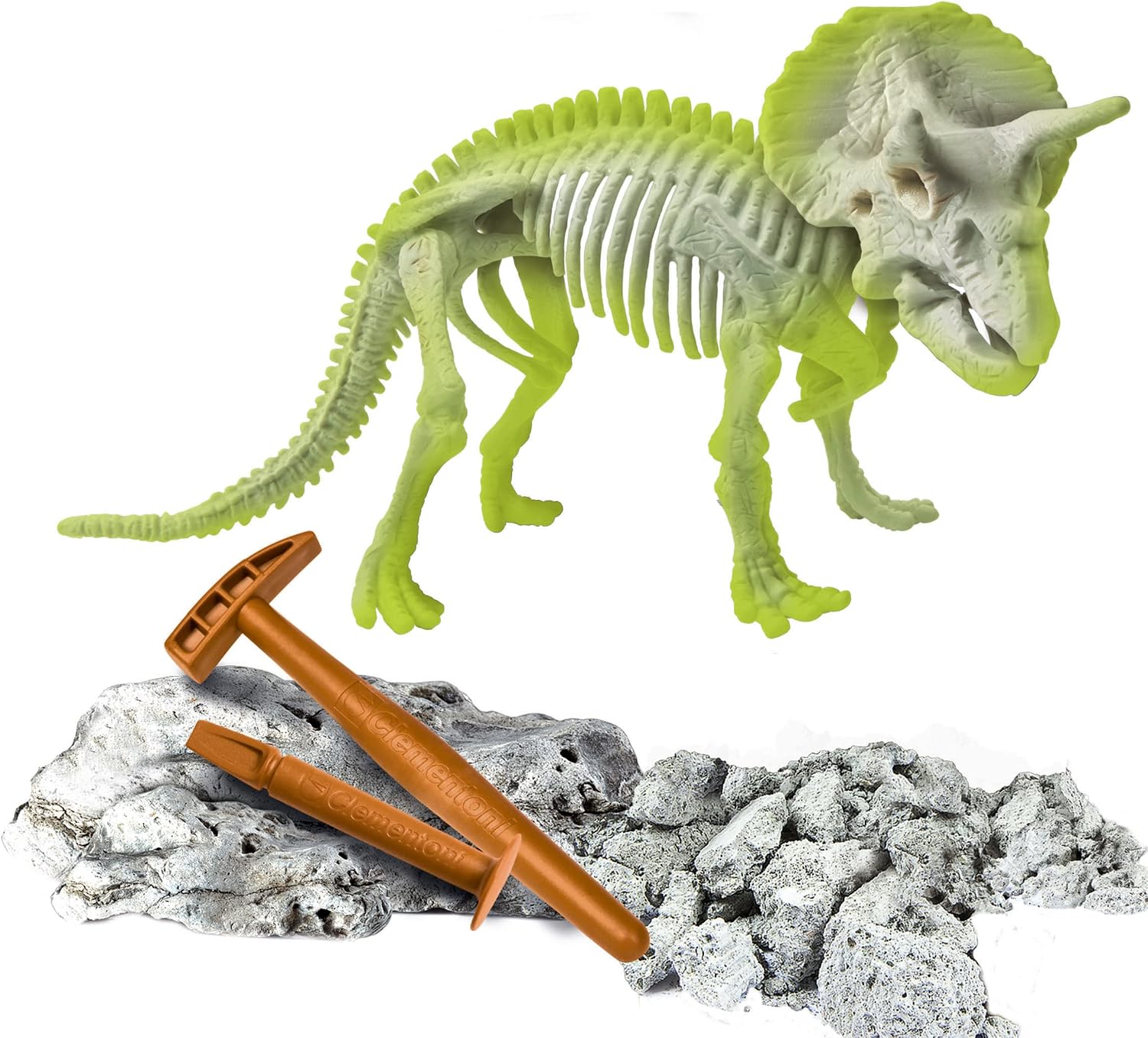 Thumbnail 1 de Clementoni 59273 Galileo Discovery Ausgrabungs-Set Triceratops – Dino-Fossilien ausgraben und Skelett zusammenbauen (ab 7 Jahren)