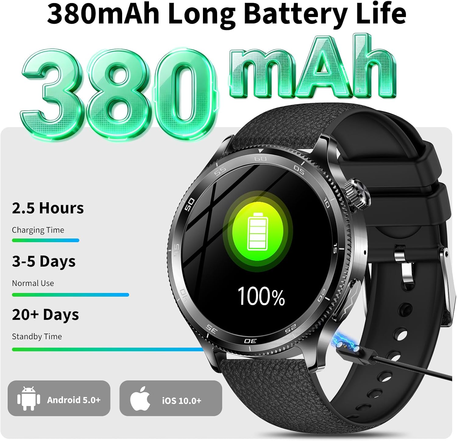 Thumbnail 4 de 2026 Smart Watch for Men with ECG & Blood Pressure — 1.43" AMOLED Fitness Tracker