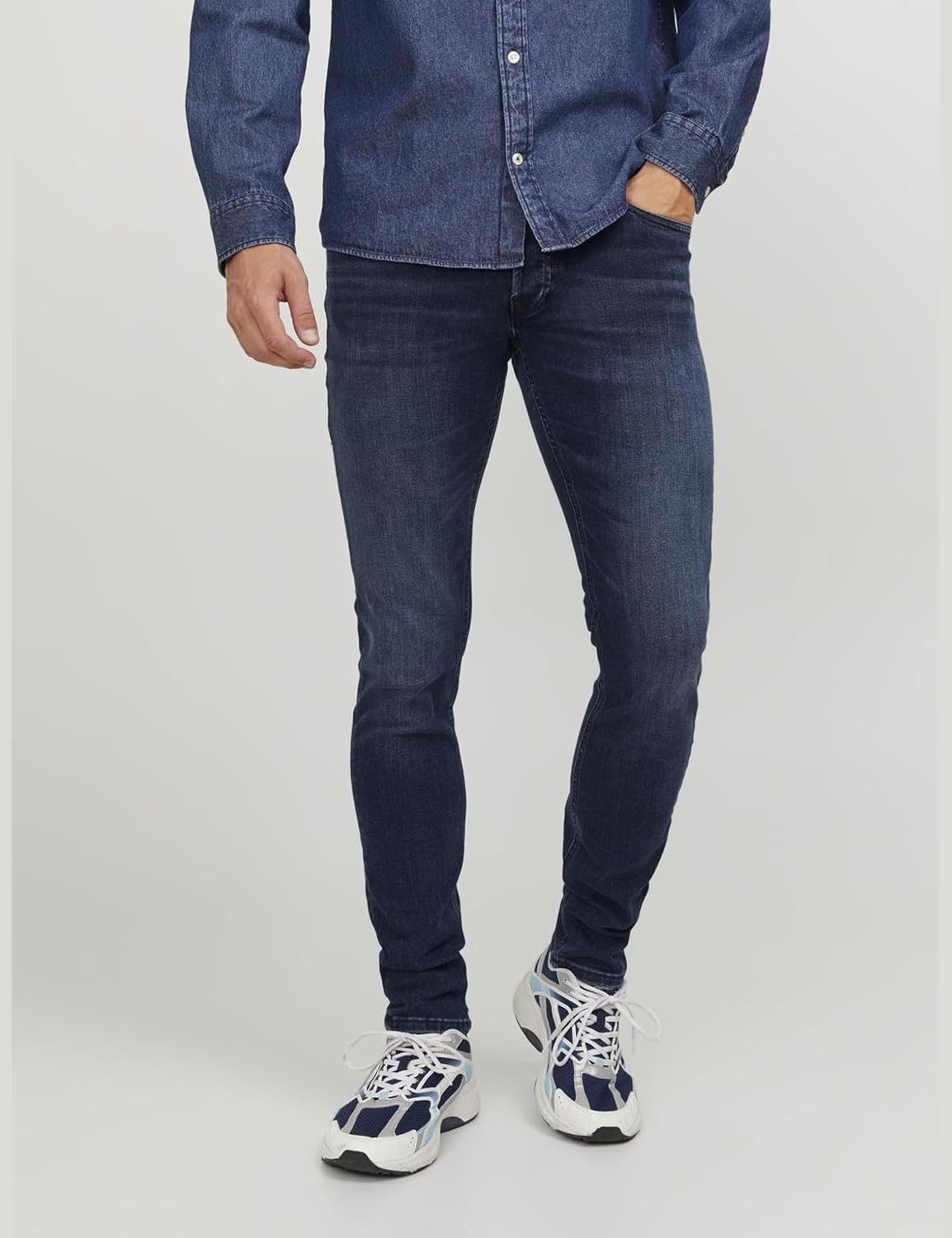 Detalle 2 de JACK & JONES Jjiglenn Slim Fit Jeans