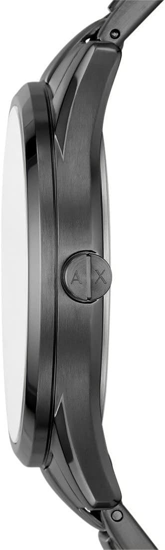 Detalle 2 de Armani Exchange Uhr für Herren – Quarz mit recyceltem Edelstahlgehäuse, 42 mm