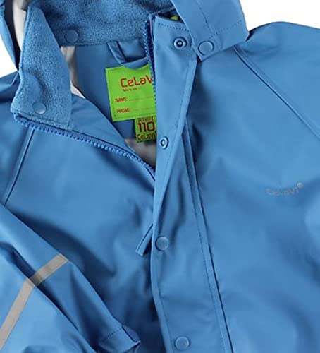 Detalle de CeLaVi Zweiteiliger Regenanzug für Bambino Blu 728, Taglia 120 (122) – Due pezzi impermeabili in colori vivaci