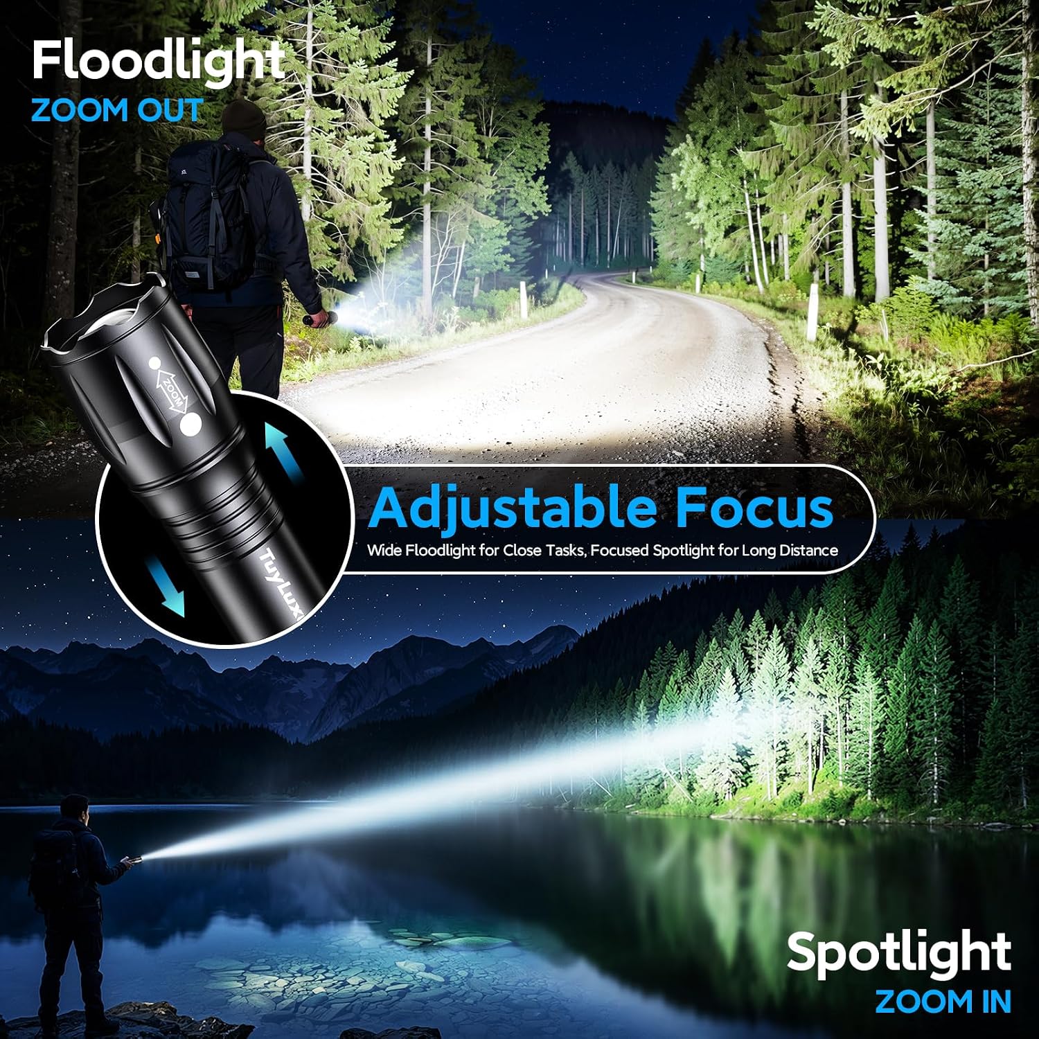 Detalle 1 de TuyLuxe LED Flashlights, 6-Pack