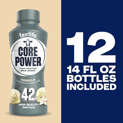 Thumbnail 5 de Core Power Elite High Protein Shake, Vanilla (42g) – 14 oz Bottle, 12-Pack