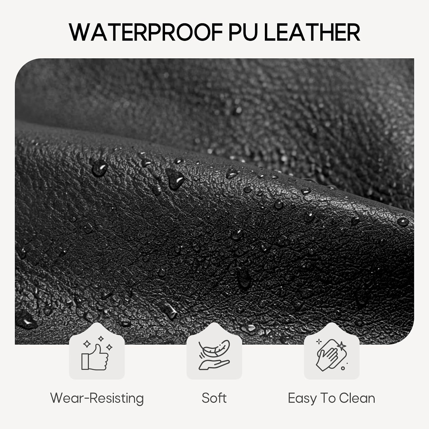 Detalle de RAINSMORE Cross Body Bag Women: PU Leather, 7 Pockets, Ideal for Daily Use