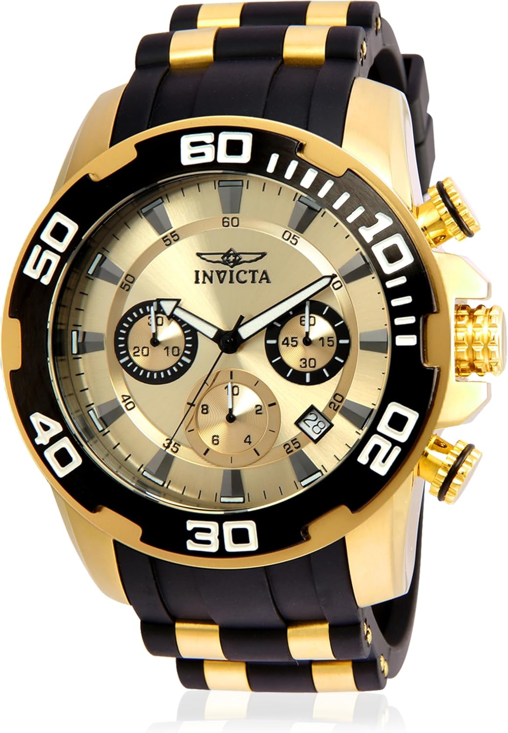 Thumbnail 6 de Invicta Pro Diver 50mm - Montre homme Quartz en acier inoxydable, cadran noir