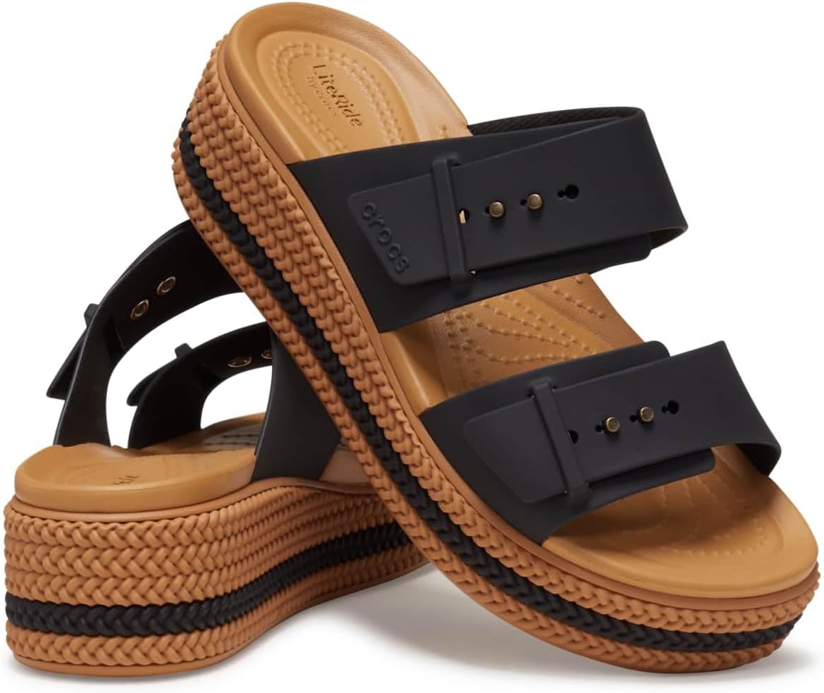 Thumbnail 2 de Crocs Brooklyn Buckle Sandalo da donna con zeppa bassa LiteRide