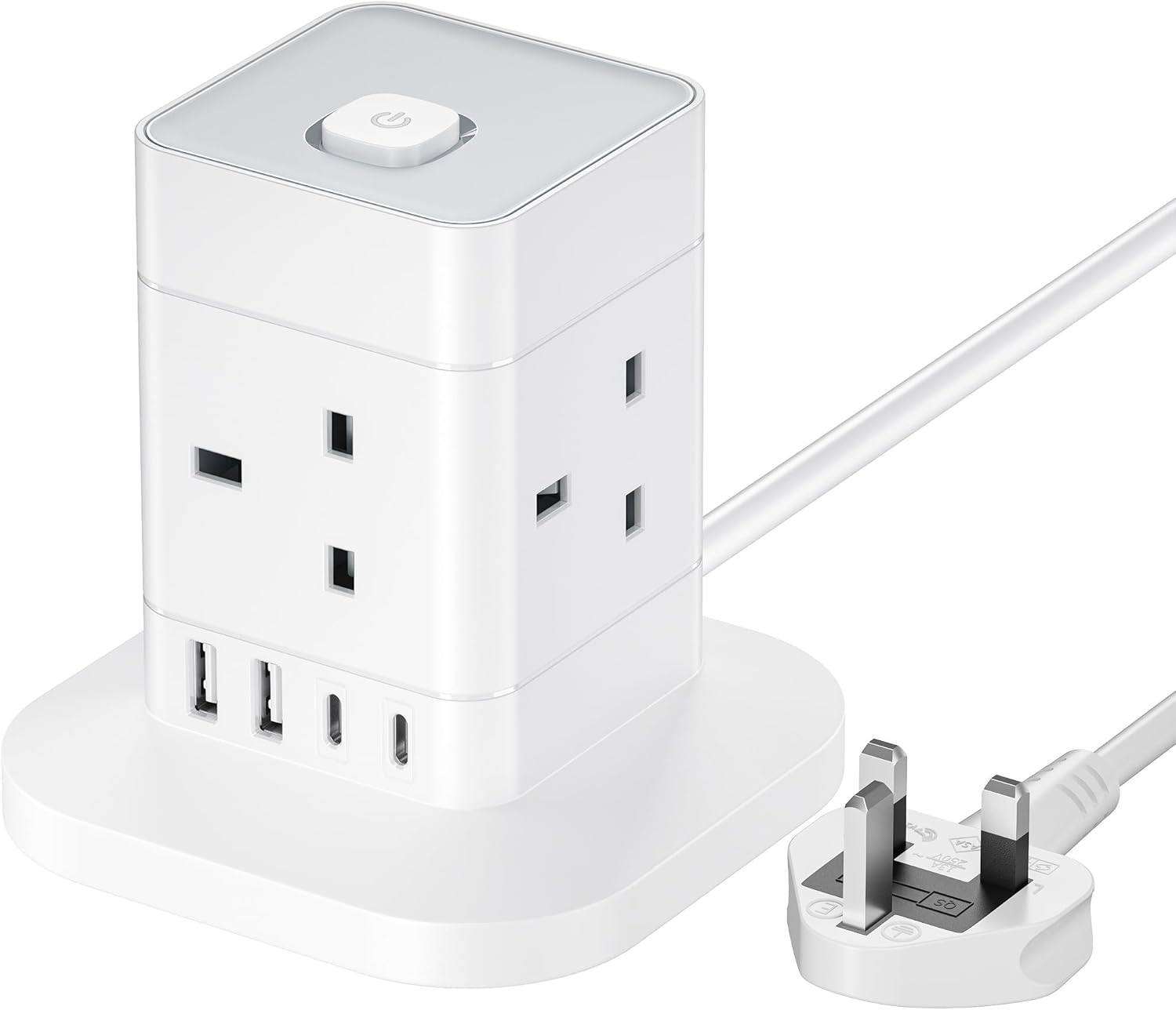 Detalle de Hotimy 4-Way Cube Extension Lead 3250W 🔌