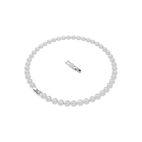 Thumbnail 3 de Swarovski Collana Tennis Una Angelic Round, Bianco, Medio - Placcato rodio