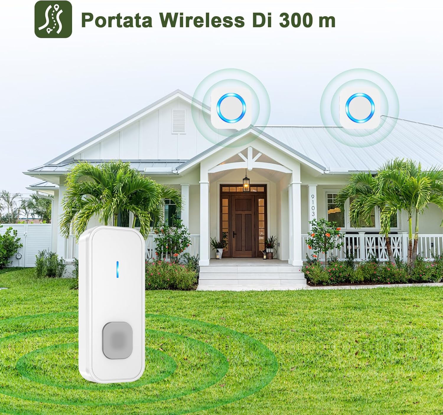 Thumbnail 1 de SURFOU Campanello wireless 400m 📢