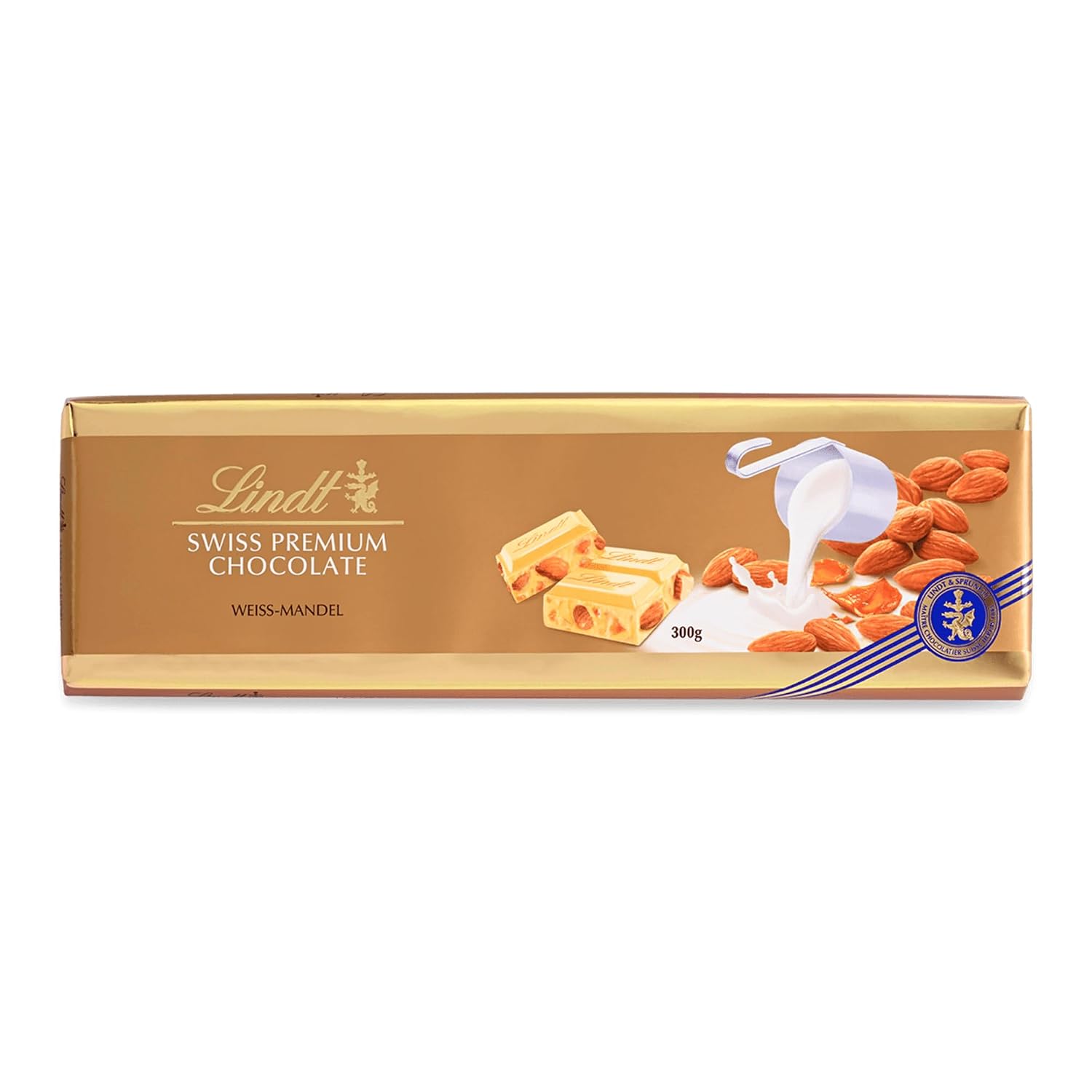 Detalle de Lindt Weiße Mandel Tafel 300 g