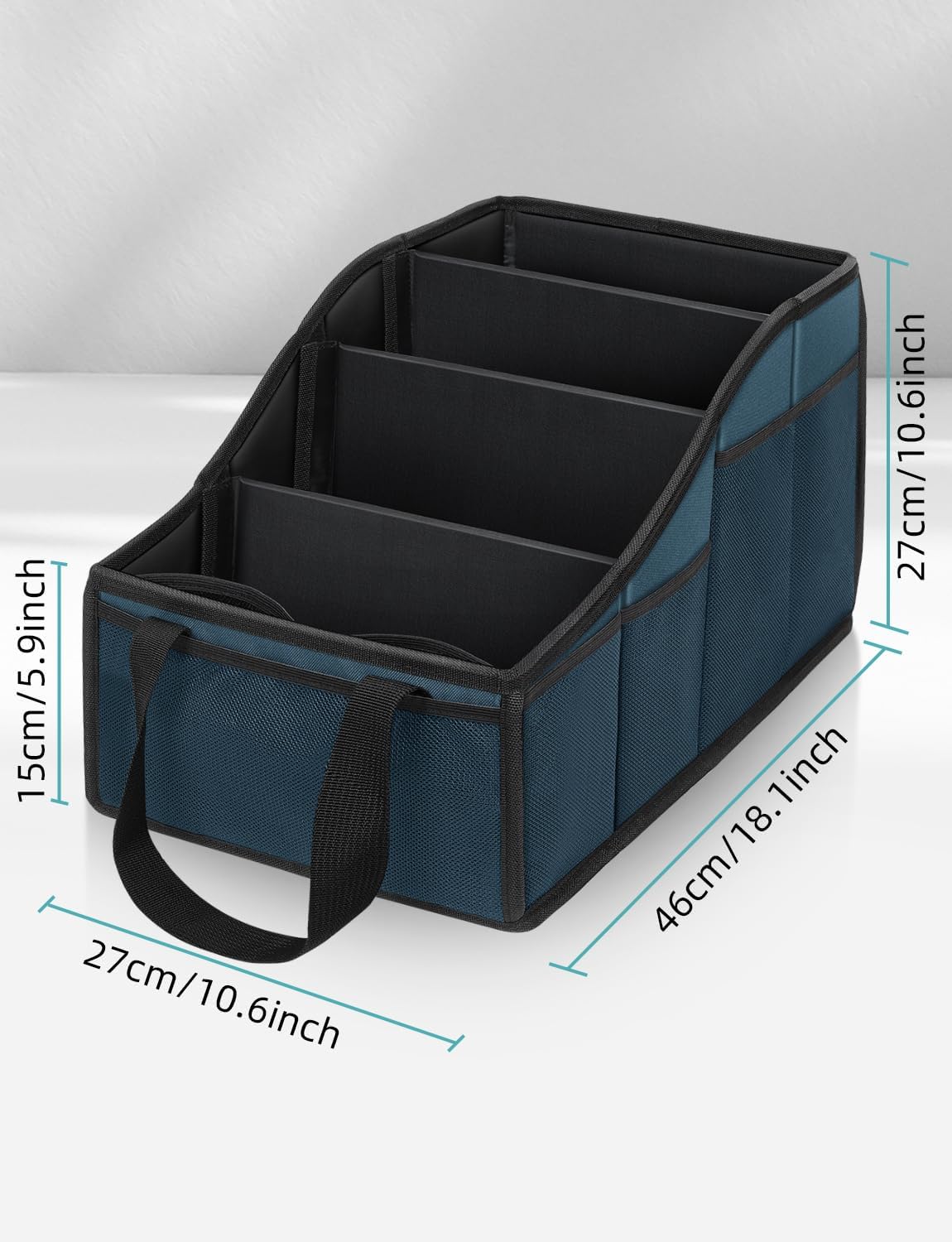 Thumbnail 6 de YOHOOLYO Car Seat Organiser: Backseat Organisation with 4 Compartments, 4 Cup Holders and 7 Mesh Pockets