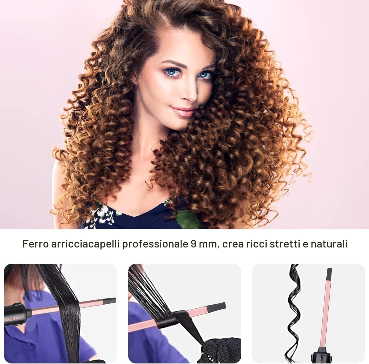 Detalle 2 de Mini arricciacapelli 9 mm 30s rapido