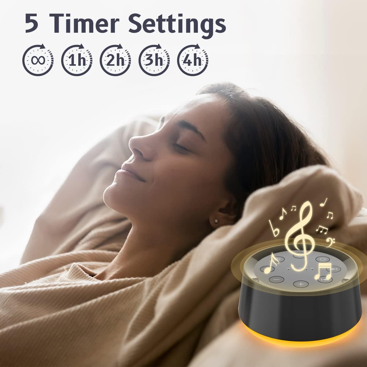 Detalle 2 de BrownNoise white noise machine with 30 sounds