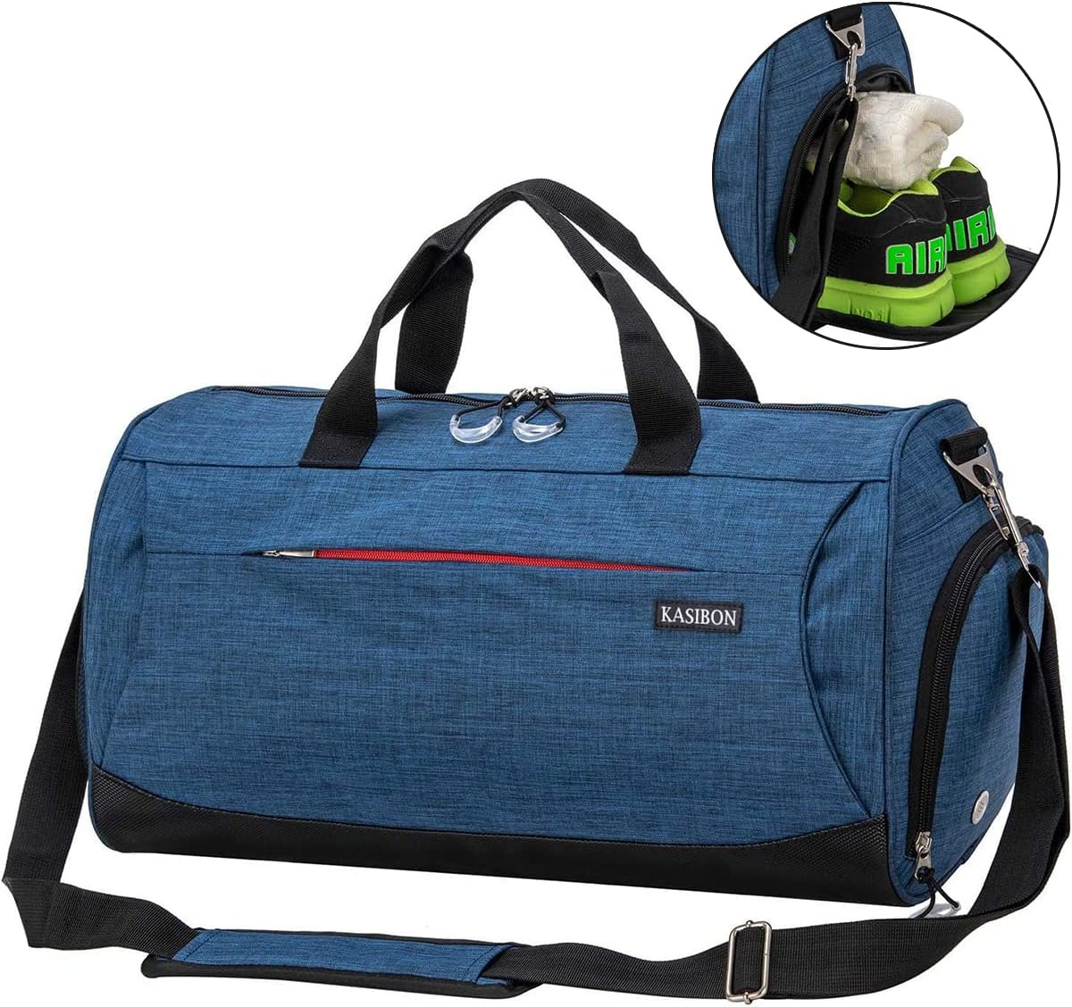 Thumbnail 1 de Sports Gym Bag with Shoes Compartment and Wet Pocket — 35L Duffle for Gym and Travel