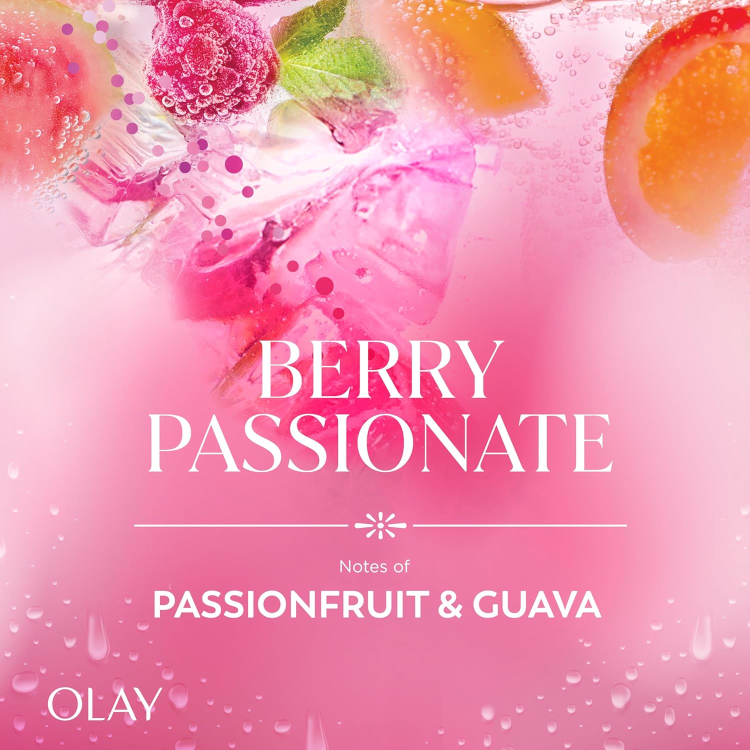 Thumbnail 3 de Olay Berry Passionate Body Wash for Women (Vitamin B3 & Antioxidants), Plant-Based Cleanser, Miami Mocktails Scent, 22 fl oz