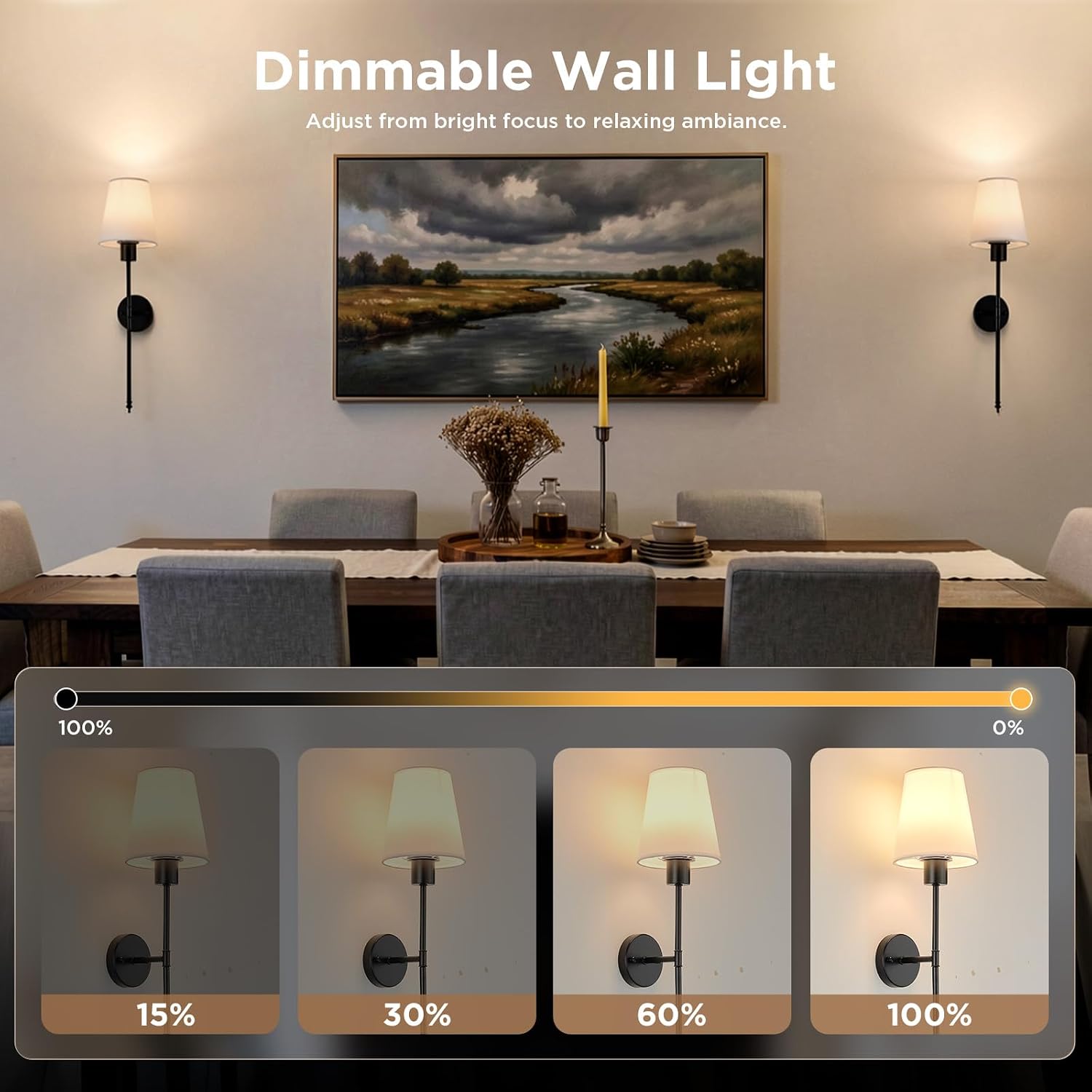 Thumbnail 4 de Brightown Wall Sconces, Set of 2