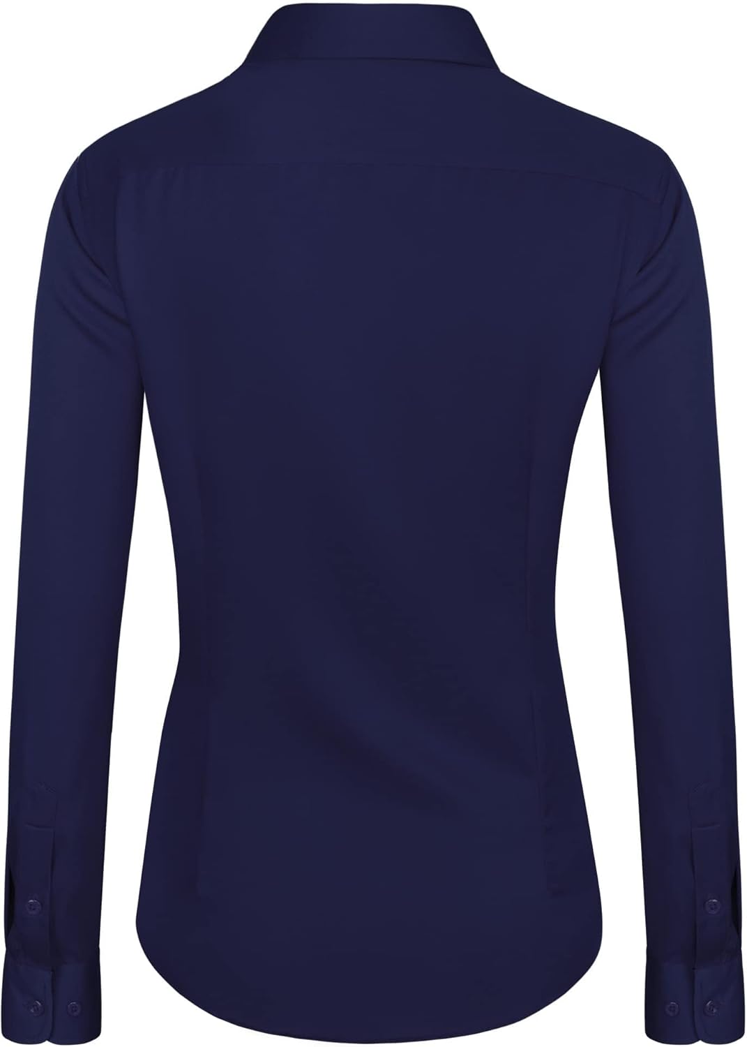 Detalle de J.VER Bluse Damen – Casual Business Button-Down, Langarm, knitterarm, regulärer Schnitt