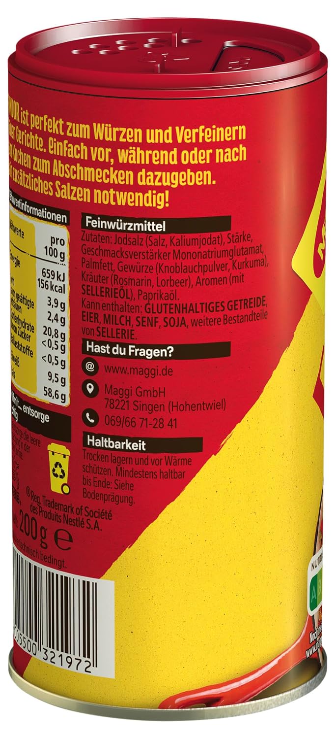 Detalle 2 de MAGGI Fondor Würzmittel 10×200 g 🧂