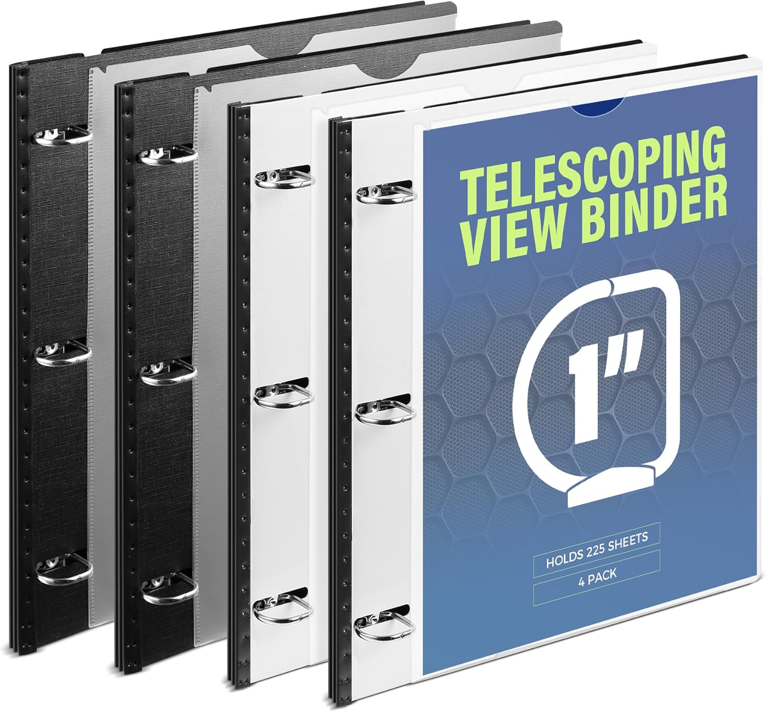 WOT I 1-Inch Telescoping 3-Ring Binder 225 Sheets 📚